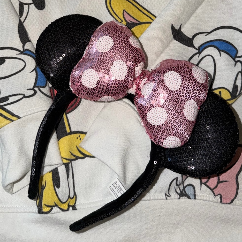 Disney Pink Minnie Ears light up
